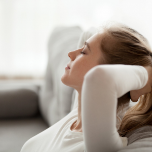 woman relaxing