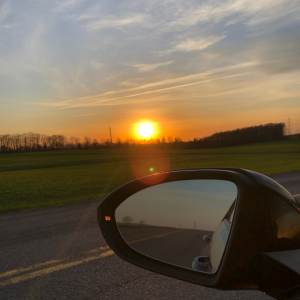 rear view looking back