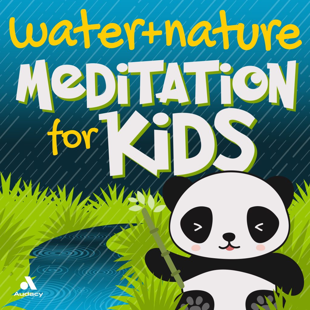 water nature sounds meditation for kids podcast art